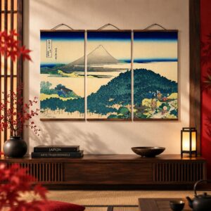 Tableau Japonais Ancien - Aoyama Enza-No-Matsu