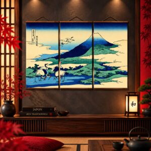 Tableau Japonais Hokusai - Soshū Umezawanoshō