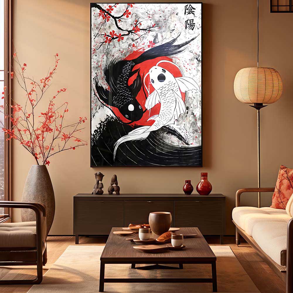 Tableau japon paysage - 50 x 40 cm