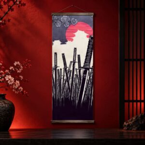 Tableau Japonais - Champ de Katanas