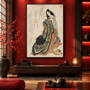 Tableau Japonais - Femme Traditionnelle
