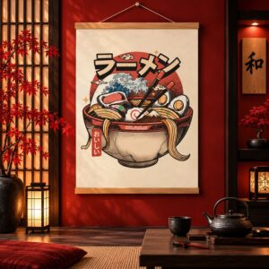 Tableau Repas Japonais - Bol de Ramen