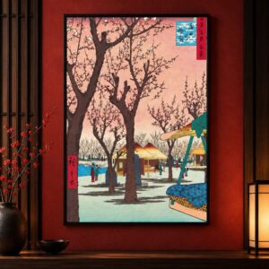 Tableau Paysage Japonais Vintage - Douceur Nippone
