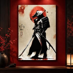 Tableau Samouraï Vintage